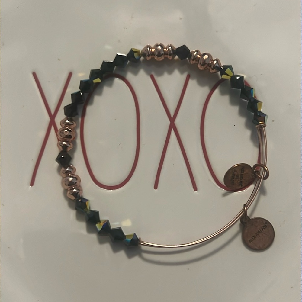 Alex and Ani stacker gold bracelet
